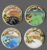 WATERELF 4Pc Dinosaur Slime Putty Kit for Kids, Fidget Sensory Artistic Therapy Putty Toys for Boys Girls Adults, Stress Relief Non-Sticky, KS004#
