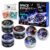 WATERELF 6Pc Galaxy Slime Putty Kit for Kids, Fidget Sensory Artistic Therapy Putty Toys for Boys Girls Adults, Stress Relief Non-Sticky, KS002#