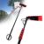 Water Fed Pole Kit for Window and Solar Cleaning, Retractable Brush for Photovoltaic Panel and Truck Cleaning, 24FT/7.2M, Perfect for Roof and Solar Maintenance