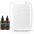 Waterless Essential Oil Diffuser 2 x 15mL Hotel Scent Oil, Whole-Home Scent, Cold Air Diffuser Up to 3000sq.ft for Large Home Office Hotel, Adjustable Intensity & Time, App+Panel Control, Wall Amount