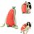 Watermelon Hugging Pillow with Cool Ice Silk Surface, Smart Body Pillow for Adults with Patting and Heating, Built-in Audio Playback & Voice Recording Function, Washable Cover(Patting＋Heating)