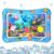 Water Play Mat, Inflatable Sensory Sea Animal Activity Mat for