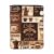 Waterproof Book Sleeve with Zipper for Hardcover Paperback, Front Pocket Brown Coffee