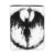 Waterproof Book Sleeve with Zipper for Hardcover Paperback, Front Pocket Black Hell Angel