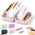 Waterproof Pill Pouch Set, 14 Color Pouches Pill Organizer for Travel