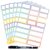 Waterproof Removable Colored Border Name Labels for Home Organization