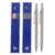 WATIIFUFU 3.0mm Stainless Steel Mechanical Pencil Set for Engineering Drawing and Office Use, Refillable with Stable Writing Performance, for Architects and Students