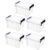 WATIIFUFU 5pcs Mini Storage Box Plastic Tote Container with Handle