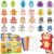 WATINC Hand Puppet Making Kit, Paper Sock Puppet Toys for Kids (Mixed B)