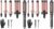 Wavytalk 5 in 1 Curling Wand Set, Dual Voltage Curling Iron Set with 5 Interchangeable Barrels Included A Thermal Brush, A Hair Crimper and 3 Ceramic Curling Wands(0.5″-1.25″), Rose Pink (Pack of 2)