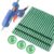 Wax Seal Kits, 60pcs Wax Seal Sticks, Pine Green Sealing Wax Sticks, HOSEALING Glue Gun and Wax Seal Sticks Set for Wax Seal Stamp, Wedding Invitations (Glue Gun and Pine Green Sticks Kit)