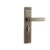 WBTRYEMUT Silent Indoor Door Lock Magnetic Lock Body All-Copper Wooden Door Integrated Lock Simple Brown Handle Lock(Coffee Bronze)