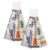 Wbxanctsa 100 Dollar Bill USA Money 2-Pack Hanging Coral Fleece Hand Towels, Super Absorbent Towels
