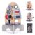 Wdmiya Space Wood Activity Cube Toy for Baby, Montessoritoys for 1 Year Old