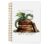 WDSFHYJK Funny Dragon Reading Notebook for Work Note Taking, Bookworm Gifts Journal for Book Lover Reader, Fantasy Bookish Hardcover Spiral Notebooks, 5.5×8.3 in