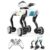 WEACFUS 3 in 1 Robot Dog Building Kit for Kids Ages 6-12, Voice & Remote Control Robotic Pet, 30+ Bionic Actions, 25m Range, Programmable STEM Toy with Claw & Cannon