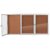 Weatherproof Enclosed Bulletin Board Aluminum Frame Wall-Mounted with