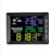 Weather Station Wireless Indoor Outdoor,Weather Forecast Station Thermometer Hygrometer with Sensor,Color Display Digital Weather Stations has Humidity Gauge,Alarm Clocks, Snooze Mode(Black)