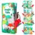 WECHARM KIDS Baby Books Toys,Touch and Feel Crinkle Cloth Book for Infants – Early Learning, Stroller-Friendly! Perfect for Babies 0–18 Months (0,3,6,12,18), a Newborn Gift for Boys & Girls.