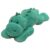 Wedhapy Large Weighted Green Dinosaur Plush Toy, Cotton‑Filled Soft Hugging Stuffed Animal for Kids Adults