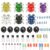 Weevil Eye DIY Kit Electronic Beginner Learn to Solder Fun Kit (Pack of 7 Sets, Multicolor)
