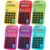 Weewooday 30 Pieces Small Basic Calculator Bulk 8 Digit Solar Battery Dual Power Mini Handheld Pocket Calculator for Classroom Kids Students Desktop School Office Home, 6 Colors