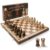 Wegiel Grand Royal Wooden Chess Set for Adults and Kids – 18 Inch Luxury Chess Set, Handcrafted from Premium Beech and Birch Wood – Unique Folding Design with Storage