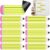 Wehhbtye 15 Pack Pencil Magnetic Sentence Strips, Back to School Magnetic Dry Erase Strips, Reusable Pencil Shaped Sentence Magnet Strip for Teacher Students Teaching and Learning Supplies