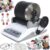 WEIFORNB Rock Tumbler Machine for Stone Polishing – DIY Electric Grinder Kit with Timer and Detachable Barrel for Kids Adults
