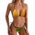 WEIHAKO Bikini Sets for Women Sexy Two Piece Swimsuit Fresh Oranges Swimsuits Adjustable Straps Bathing Suit X-Small