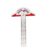 WEITARI Woodworkers Edge Ruler, Thickness 1.5mm Protractor Angle Finder Woodworking Design Ruler with Protractor T Square T Ruler 0-70 Degrees Adjustable Protractor 10inch