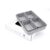Welaxy 7pc Felt Desk Drawer Organizers Trays Gray Office Home Storage Bins