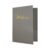 Welcome Folder Gray with 2 Pockets 25pk 12×9” Linen for Church Visitor Gold Foil New Hire Employee Client HR Professional Meeting