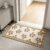 Welcome Mat Elegant Floral Front Door Mat Outside Entrance Fade Resistant Entryway Rug Floor Mats Soft Water Absorption Bath Mat Bathroom Rug Thickmachine Washable 23.6×35.5, Beige