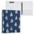 WELLDAY 3 Ring Binders, Blue Sailboats Round Ring Binder