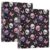 WELLDAY 3 Ring Binders, Pink Skulls Round Ring Binder 2 Pack