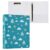 WELLDAY 3 Ring Binders, Sunny Sailboats Round Ring Binder