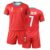 WELL PERFORM Soccer Jersey and Shorts Set, Complete Youth Football Kit for Boys & Girls | Breathable Polyester Uniform for Training, Match Day & Outdoor Play (Portugal Red, Medium)