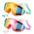 Wenwasno Kids Swim Goggles 2 Pack, Anti-fog UV Protection No Leak 180° Wide View Clear Vision Pool Goggles