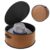 WERNNSAI Hat Storage Box for Women & Men, Large Cowboy Hat Origanizer Bag for Closet, PU Leather Storage Organizer for Travel Wide Brims Hat Travel Case with Carrying Handles, Brown
