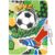 WERNNSAI Luminous Spinning Soccer Kids Diary for Boys, Secret Diary with Lock and Keys, Kids Journal Notebook Birthday Christmas Gift for 6 7 8-12 Year Old Boy, School A5 Lined Writing Drawing Notepad