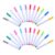 WESIEVYA 36pcs Color Liquid Chalk Pens Erasable Blackboard Markers