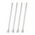 WESIEVYA 4pcs Stainless Steel Drinking Straws with Creative Stirrer Design, Reusable Cocktail Straws for Ice Cream Sundaes and Smoothies, Washable and Rust-resistant, for Office Use