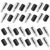 WESIEVYA 50 Sets Self Tapping Screws Cabinet Shelf Support Pegs with Non-Slip Sleeves Metal Shelf Pins for Wardrobes and Bookcases, Secure Connection and Maximizes Storage Efficiency,