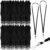 Wesnoy 3000 Pack Bulk Lanyards for ID Name Badges Holder Flat Lanyards with Hook Clip Swivel for Office School Accessories (Black)