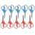 Westcott 55844 Right- and Left-Handed Scissors, Kids’ Scissors, Back to School, Classroom Supplies, Ages 4-8, 5-Inch Blunt Tip, 10 Pack Assorted