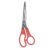 Westcott 8″ All Purpose Value Stainless Steel Straight Scissors, Red