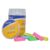 Westcott Erasers Fun Pack, Assorted Colors, 40 Count