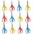 Westcott Kids Scissors 5″, Blunt, 12-Pack, (4 Yellow, 4 Red, 4 Blue)