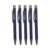 Westcott PrimeDraw Mechanical Pencil 0.7 mm HB Blue (Set of 5) | Lead Pencil with Retractable Lead Guide | Barrel Made of Recycled Aluminium | E-733946 00